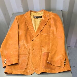 Saint Arnaud Paris Leather Blazer